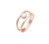 Elli - Opale Sintetico a Doppio Petto in Argento Sterling 925 Anelli 1 pieces female