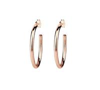 Elli Orecchini a Cerchio da Donna in Argento 925, Placcati Oro Rosa