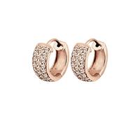 Elli Orecchini Ladies Creoles Filigree Sparkling con Cristalli in Argento 925