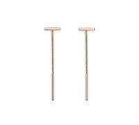 Elli - Orecchini Pendenti Pull-Through Bacchetta Geo Tendenza in Argento Sterling 925 1 pieces female