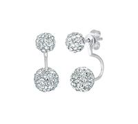 Elli Orecchini a Perno da Donna in Argento 925 con Cristallo Swarovski