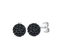 Elli - orecchini a perno elegante sfere con cristalli in argento sterling 925 Orecchini 1 pieces female