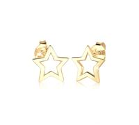 Elli - Orecchini a perno Stella Astro Look Trend in Argento Sterling 925 1 pieces female