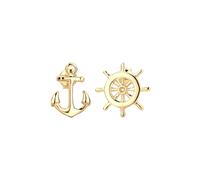 Elli - Orecchini a Perno Volante Ancora Marittimo in Argento Sterling 925 1 pieces female