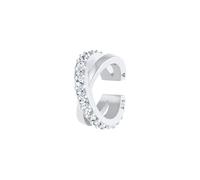 Elli - Elegante auricolare femminile incrociato con cristalli in argento sterling 925 Orecchini 1 pieces female