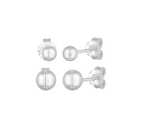Elli Orecchini Donne Orecchini a perno di Base Set di 2 in Argento Sterlino 925