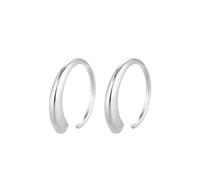 Elli - Creoles Geo Basic April 925 Argento Orecchini 1 pieces female