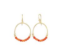 ELLI Orecchini 'Boho' oro / rosso Donna ELLI One Size oro / rosso