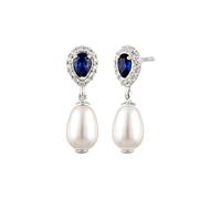 Elli - Orecchini con Perle Swarovski, 925 Sterling Silver 1 pieces female