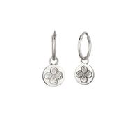 Elli - Orecchini Creole Fiore 925 Sterling Silver 1 pieces female