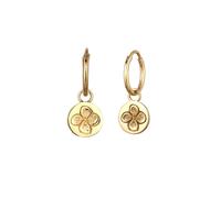 Elli - Orecchini Creole Fiore 925 Sterling Silver 1 pieces female