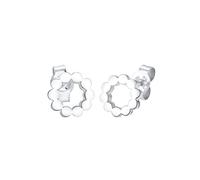 Elli Orecchini da donna a cerchio Circle Geo Minimal, in argento Sterling 925