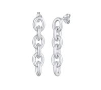 Elli Orecchini da donna in argento sterling 925 a maglie