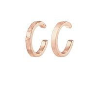 Elli Orecchini clip set di 2 — Argento 925 oro rosé, regolabili, Taglia One Size