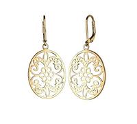 Elli - Orecchini Pendenti Ornamento Fiorato in Argento Sterling 925 1 pieces female