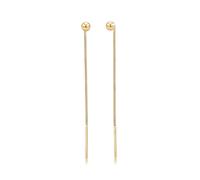 Elli Orecchini Donna Palla Tirare Attraverso Minimo in Argento Sterling sterling 925
