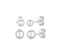 Elli Orecchini Donne Orecchini a perno di Base Set di 2 in Argento Sterlino 925