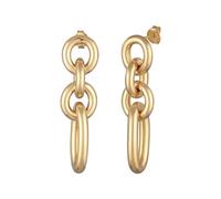 Elli Orecchini Donne Orecchini Pendenti Catena Elemento Colore Oro