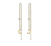 ELLI Orecchini oro / trasparente, Taglia One Size