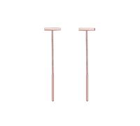 Elli - Orecchini Pendenti Pull-Through Bacchetta Geo Tendenza in Argento Sterling 925 1 pieces female