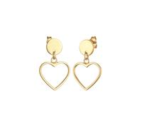 Elli - Orecchini pendenti cuore in argento sterling 925 1 pieces female
