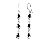 Elli - Orecchini Pendenti Piuma Boho Festival con Smalto in Argento Sterling 925 1 pieces female
