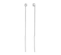 Elli - Orecchini pendenti di base con cristallo in Argento Sterling 925 1 pieces female