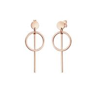 Elli - Orecchini Pendenti Geo Cerchio di Base Minimale Cool in Argento Sterling 925 1 pieces female