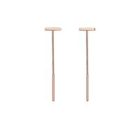 Elli - Orecchini Pendenti Pull-Through Bacchetta Geo Tendenza in Argento Sterling 925 Collane 1 pieces female
