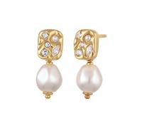 Elli - Orecchini Platelet mit Perlen von Swarovski® 925 Sterling Silver 1 pieces female