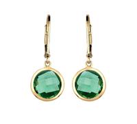 ELLI Orecchini 'Quarz' oro / smeraldo Donna ELLI One Size
