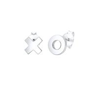 Elli Orecchini XO Lettere Tendenza in Argento Sterling 925, Donna