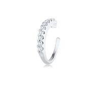 Elli Orecchini da donna in argento Sterling 925 con zirconi, misura unica, Cristallo, Senza gemme