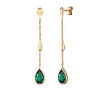 Elli - Orecchino pendente Quarzo Verde 925 Sterling Silver Orecchini 1 pieces female