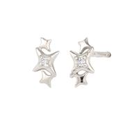 Elli - Orecchino stella Zirconia Bianco 925 Sterling Silver Orecchini 1 pieces female