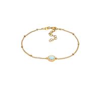 Elli - Palla Catena Elegante con Opale sintetico in Argento placcato oro 925 Bracciali e Braccialetti 1 pieces female