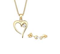 Elli Parure di Gioielli da Donna Argento Inossidabile 925, Misura 45