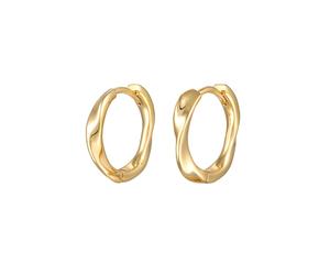 Elli - Perla di Vetro Elegante Color Oro per Donna Orecchini 1 pieces female