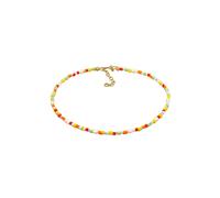 Elli - Perline di vetro multicolore con perle d'acqua dolce in argento sterling 925 Gioielli per i piedi 1 pieces female