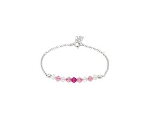 Elli - Perline per rosa con cristalli in argento sterling 925 Bracciali e Braccialetti 1 pieces female