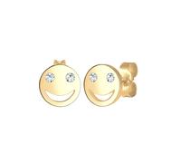 Elli - Perno Facciacon Cristallo in Argento Sterling 925 Orecchini 1 pieces female