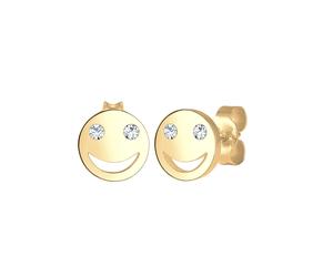 Elli - Perno Facciacon Cristallo in Argento Sterling 925 Orecchini 1 pieces female