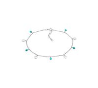 Elli - Pia Howlite Turchese Boho Tendenza estiva in argento sterling 925 placcato oro Gioielli per i piedi 1 pieces female