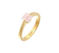 Elli PREMIUM - Anello con pietra preziosa Capelli d'angelo in argento sterling 925 placcato oro Anelli 1 pieces female
