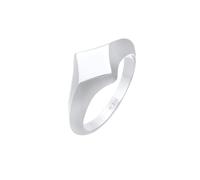 Elli PREMIUM - Anello con sigillo Rhombus Geo Look Blogger Trend in Argento Sterling 925 Anelli 1 pieces female