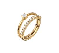 Elli PREMIUM - Anello Moonstone Rainbow 925 Sterling Silver Anelli 1 pieces female
