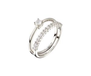 Elli PREMIUM - Anello Moonstone Rainbow 925 Sterling Silver Anelli 1 pieces female
