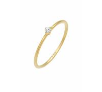 ELLI PREMIUM Anello oro / trasparente Donna - Abbigliamento - Occasioni - Matrimonio - Per la madre della sposa - Scarpe e accessori - Gioielli ELLI PREMIUM 54