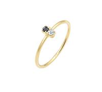 Elli Premium Anello Solitario da Anniversario Donna Oro Giallo