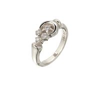 Elli PREMIUM - Anello Stella Topazio Bianco Taglio Diamante 925 Sterling Silver Anelli 1 pieces female